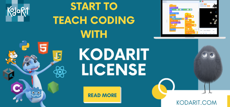 Start to teach coding with the Kodarit License!